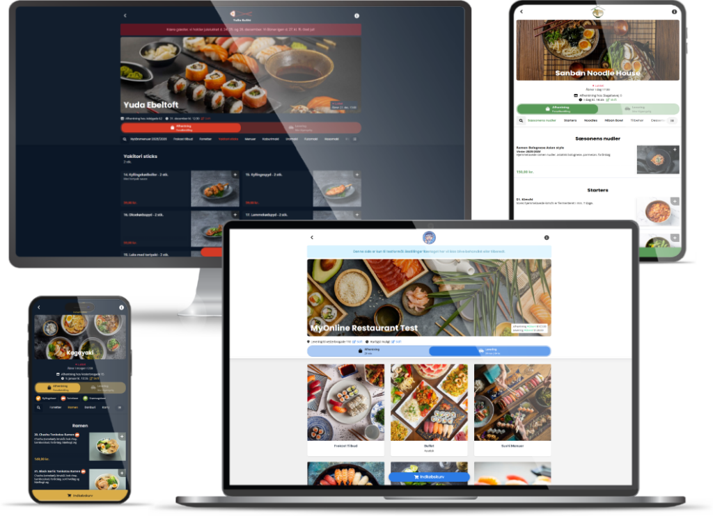 online bestillingssystem til mobil og pc
