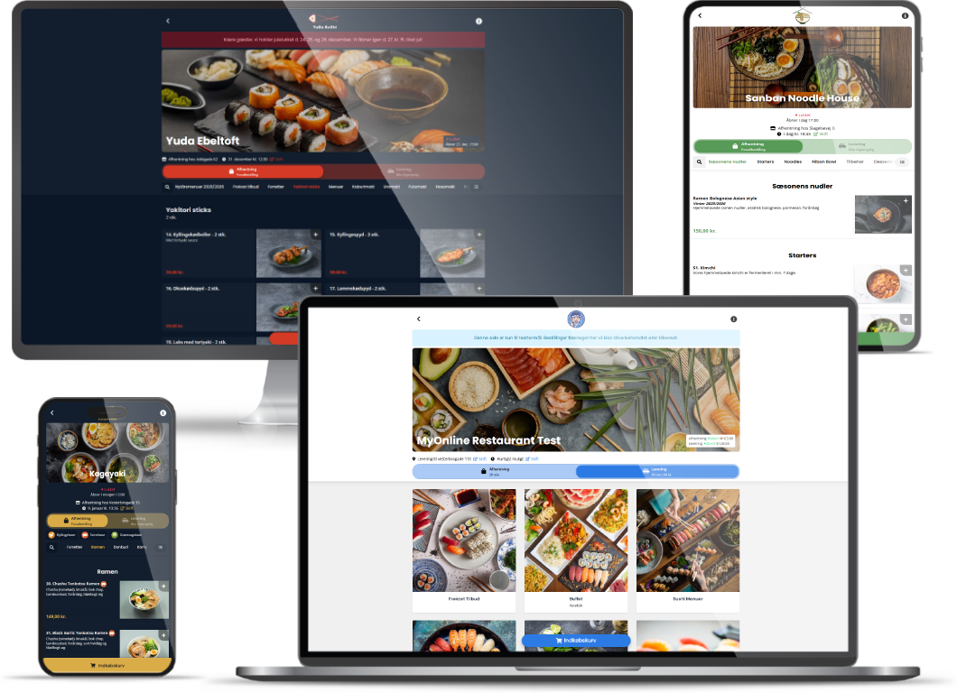 Online bestillingssystem